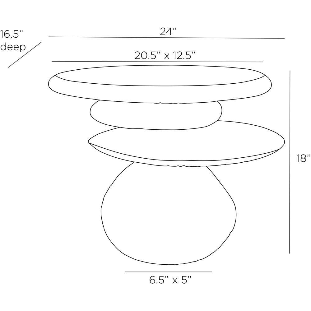 Arteriors Felicia Outdoor Accent Table Accent Tables FAS13