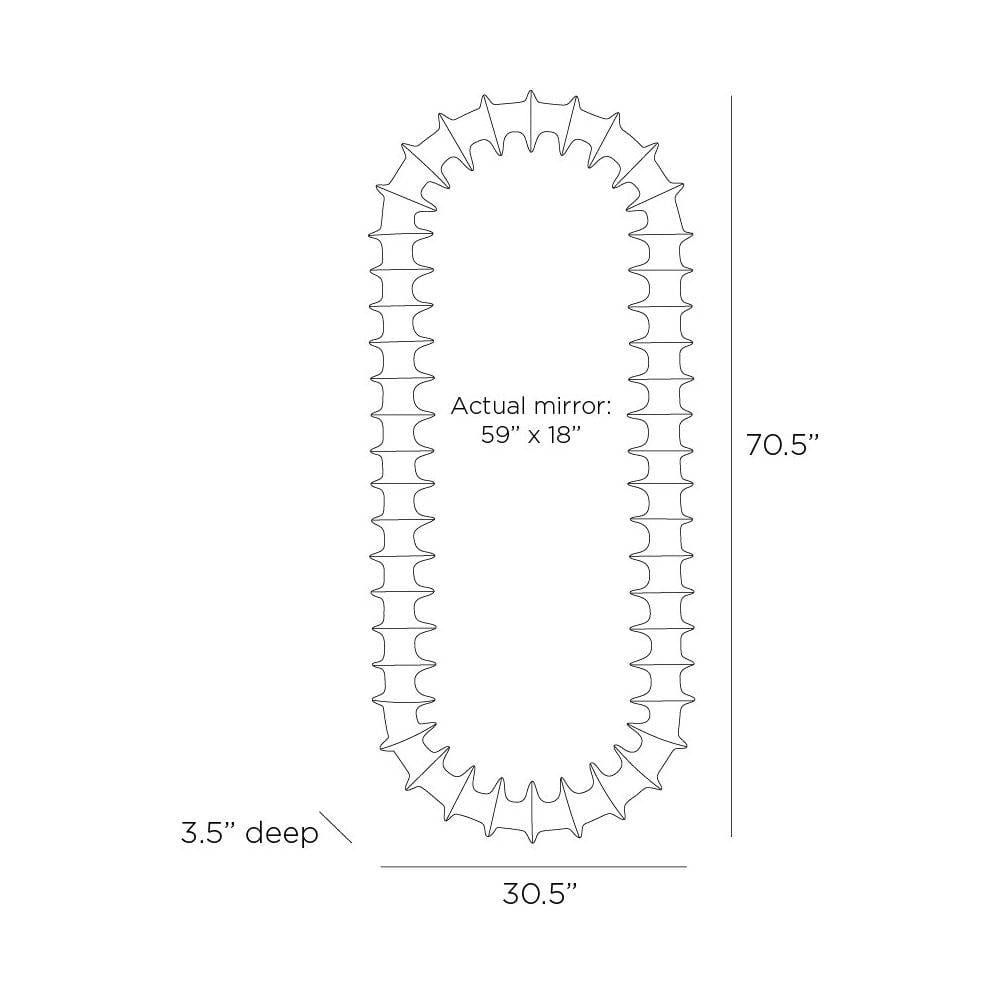 Arteriors Gilcrest Floor Mirror Floor Mirrors WMC04