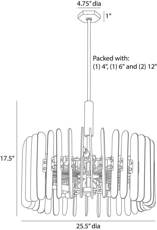 Arteriors Klaus Chandelier Chandeliers DMC34