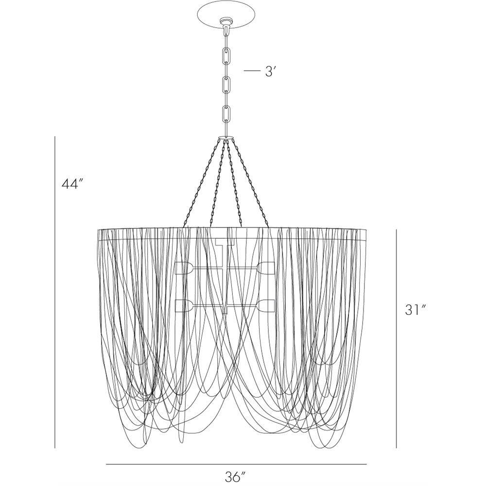 Arteriors Layla Chandelier Chandeliers 46643