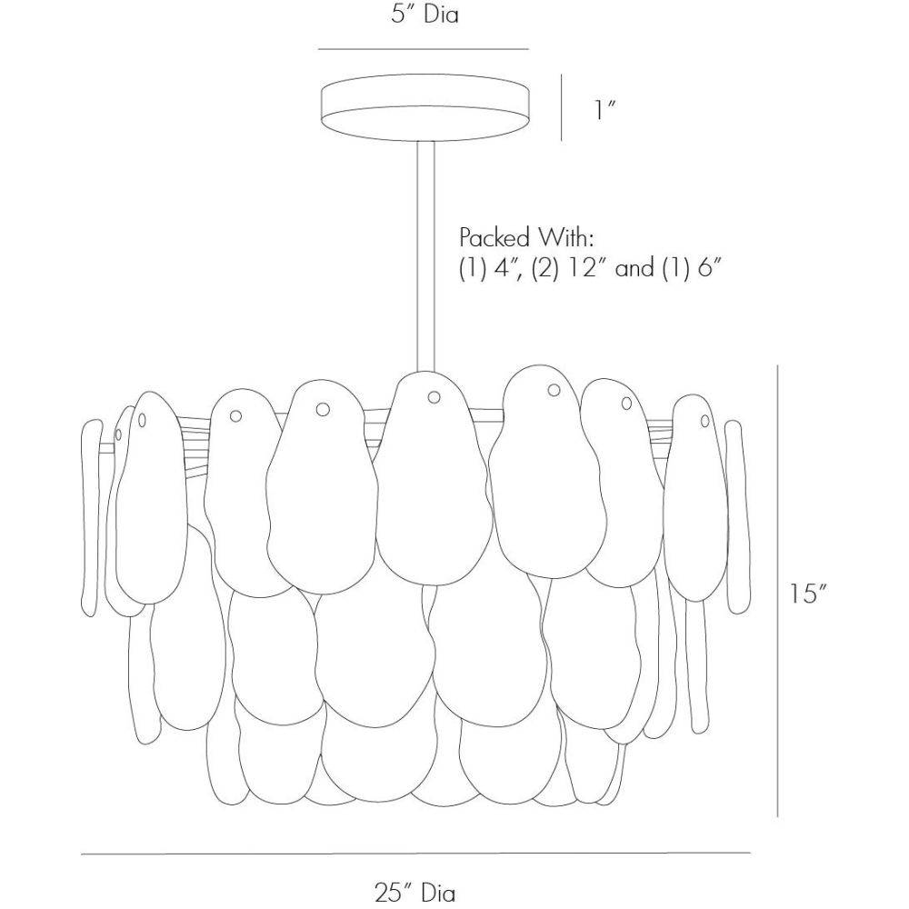 Arteriors Leon Chandelier Chandeliers 89454