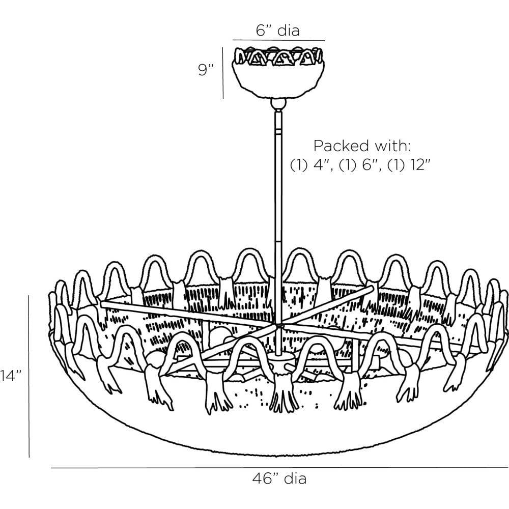 Arteriors Mar Chandelier Chandeliers GKDLS01