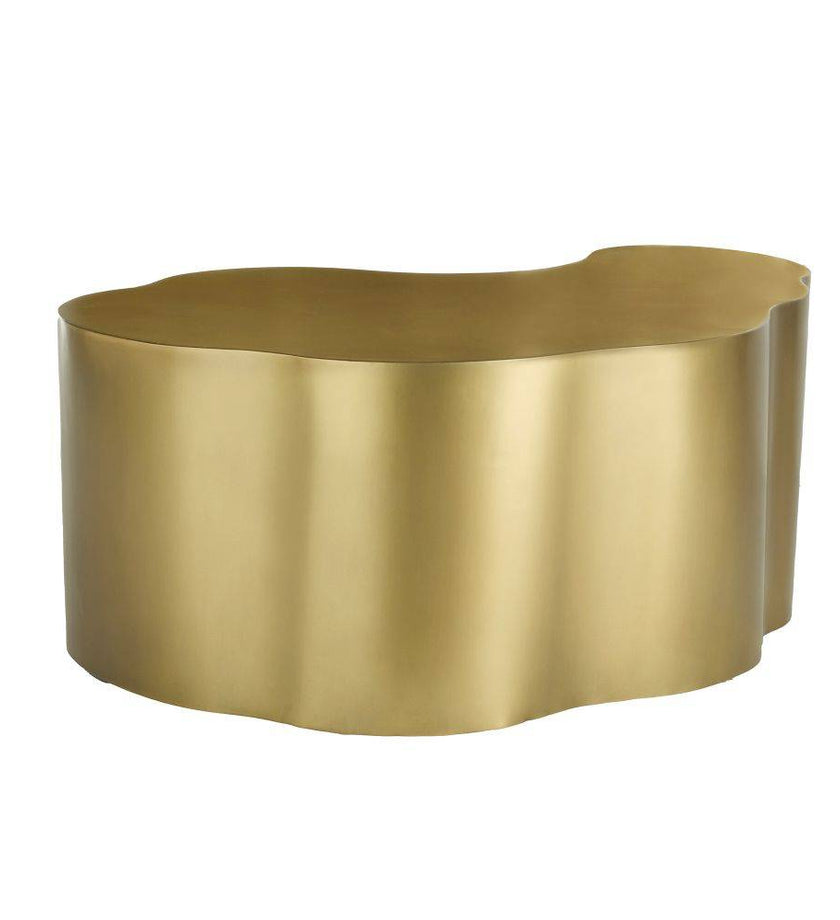 Meadow Coffee Table - Antique Brass