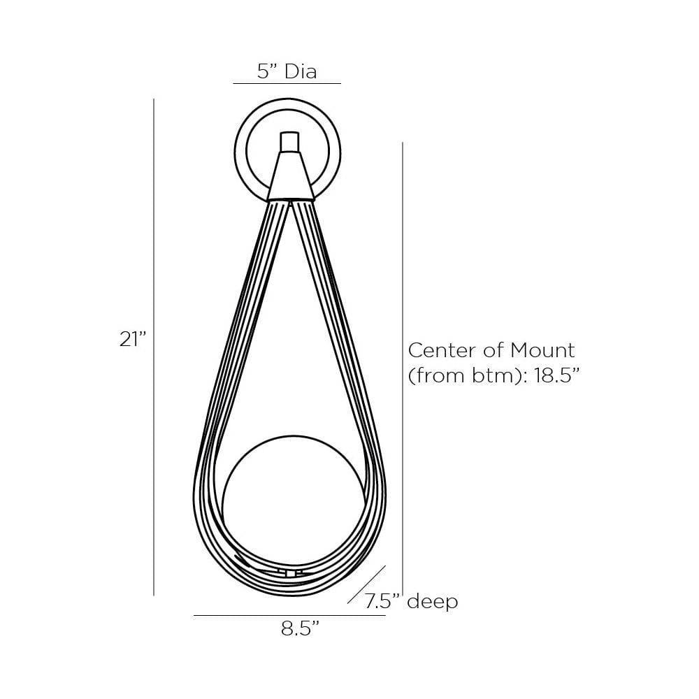 Arteriors Ova Sconce Sconces 49826
