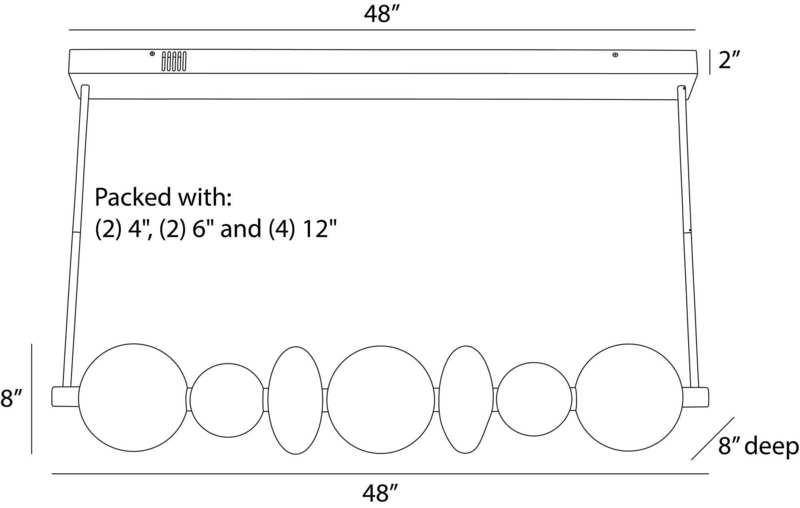Arteriors Raphael Chandelier Chandeliers DLC39