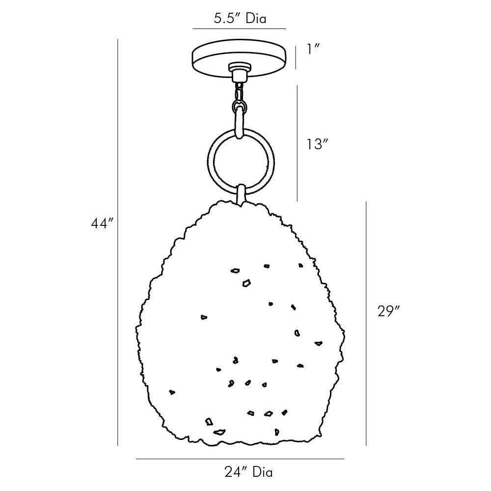 Arteriors Saxon Pendant Pendant 45058