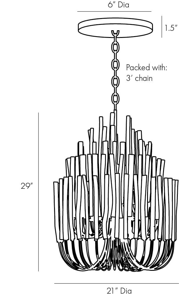 Arteriors Tilda Chandelier 89559