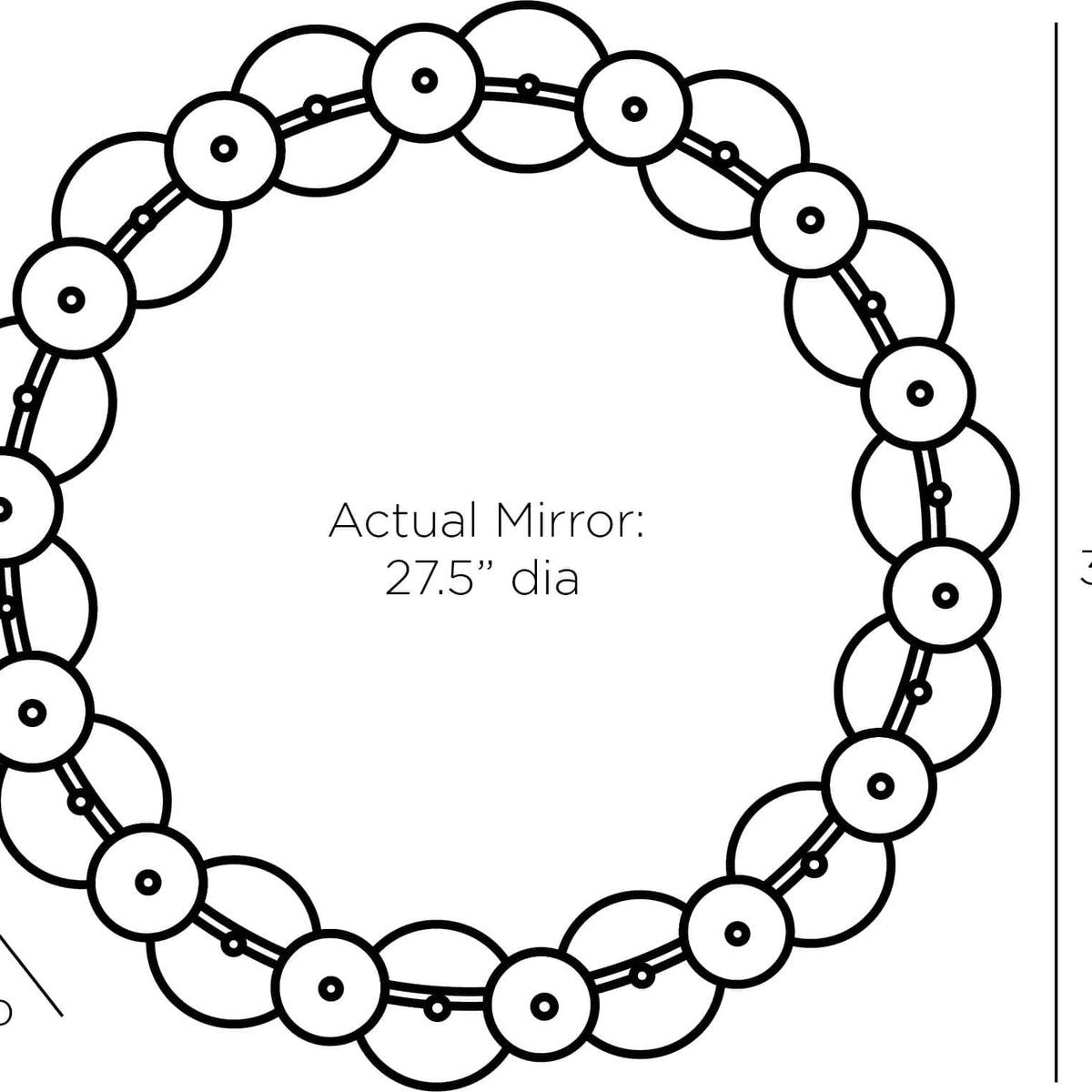 Arteriors Trixie Mirror Wall Mirrors WMI05