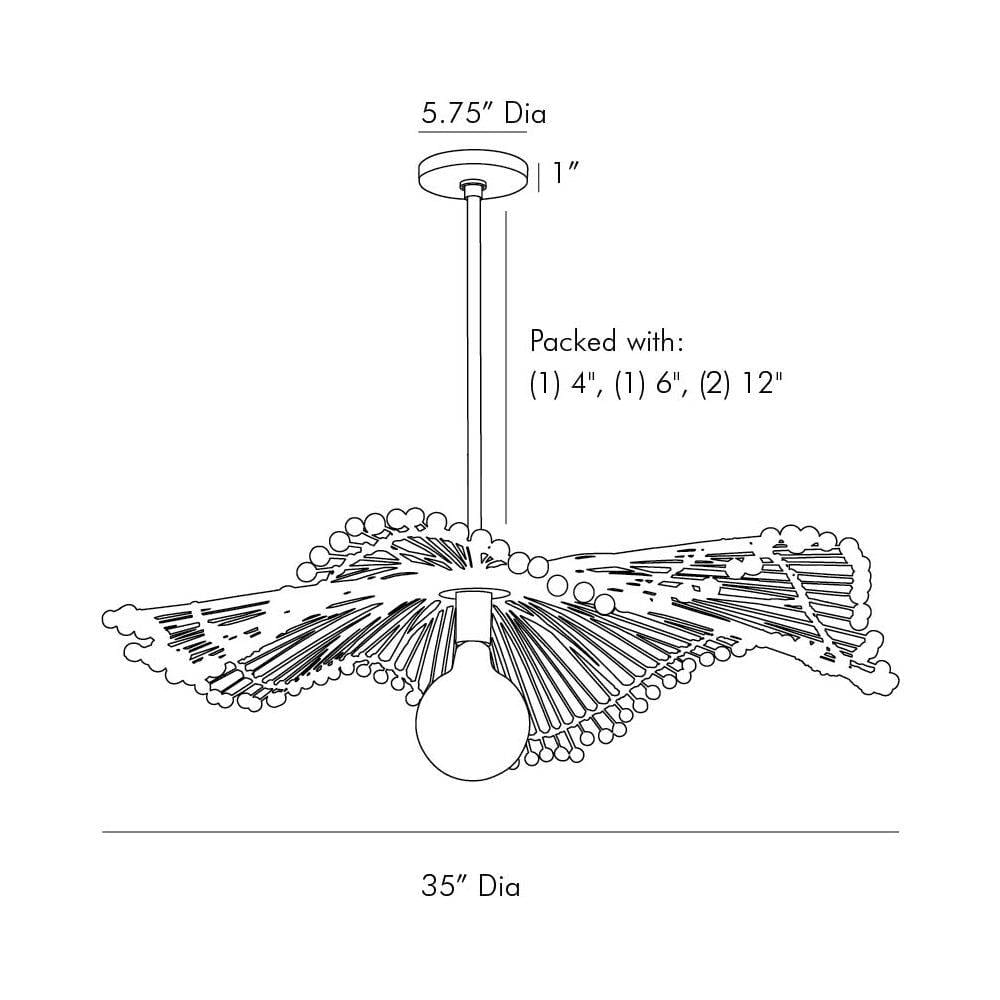 Arteriors Waverly Pendant Pendant 45046