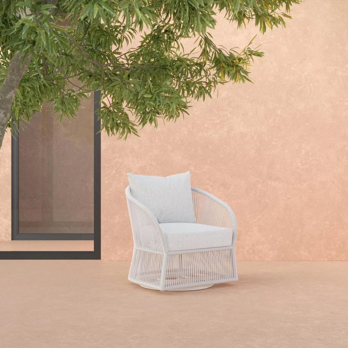 Azzurro Living Cape Town Swivel Club Chair Club Chair CPT-TR17S1S-CU