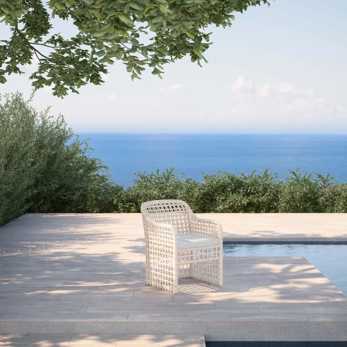 Azzurro Living Kiawah Dining Chair Dining Chairs KIA-W05D-CU