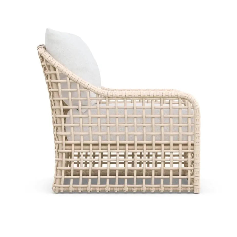 Azzurro Living Kiawah High Back Club Chair Club Chair KIA-W05S1HB-CU