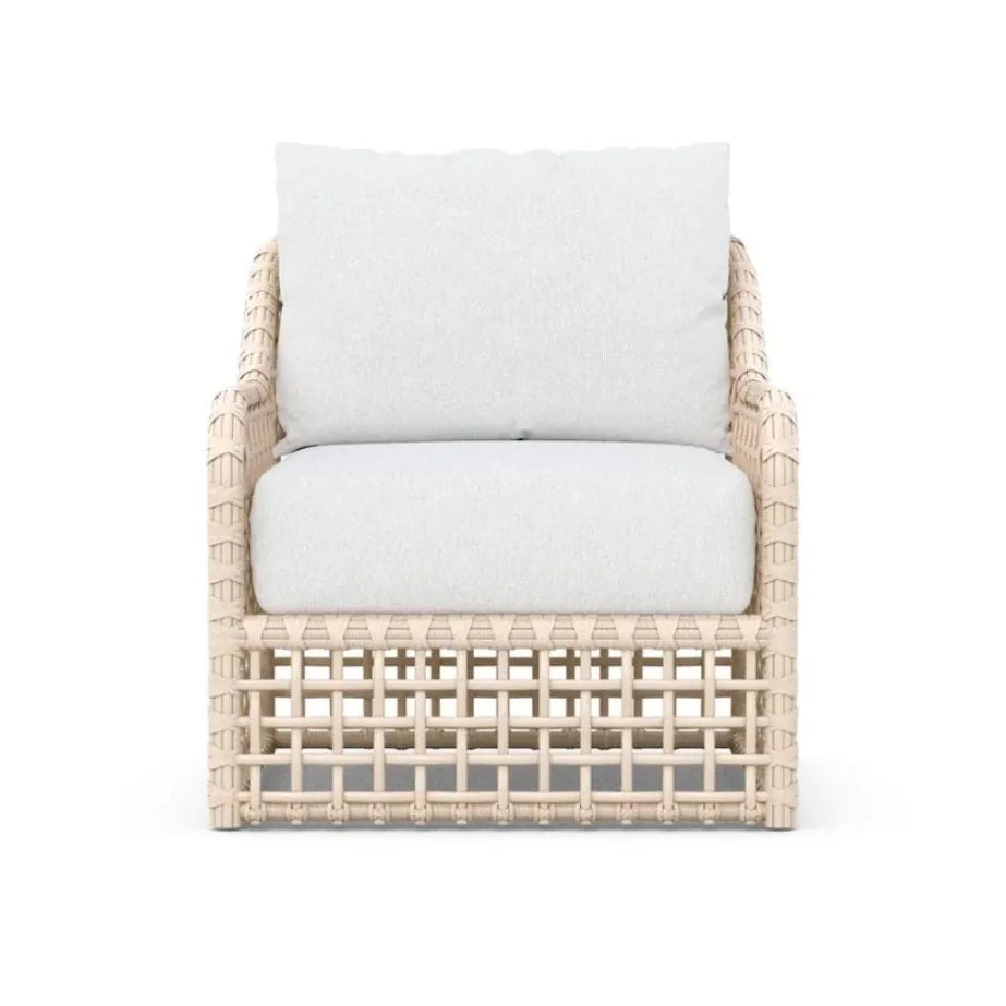 Azzurro Living Kiawah High Back Club Chair Club Chair KIA-W05S1HB-CU