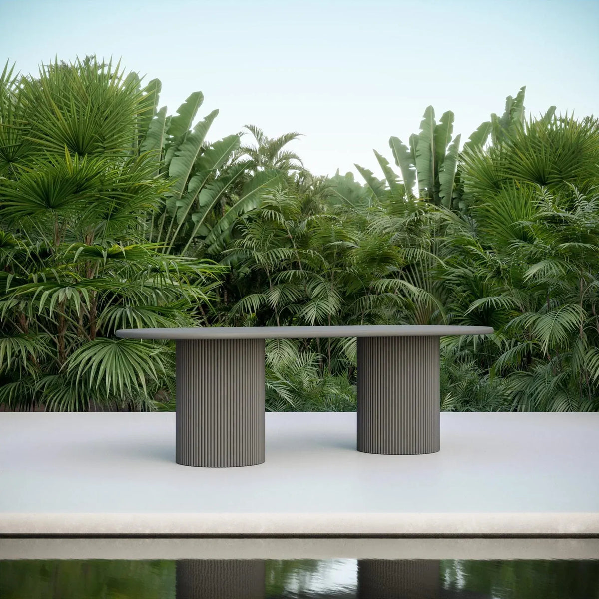 Azzurro Living Palma 96 inch Dining Table Dining Tables