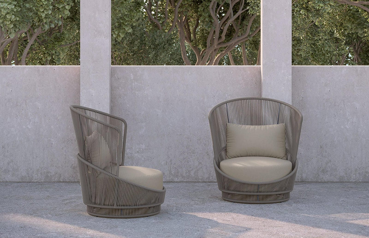 Azzurro Living Palma Swivel Club Chair Club Chair