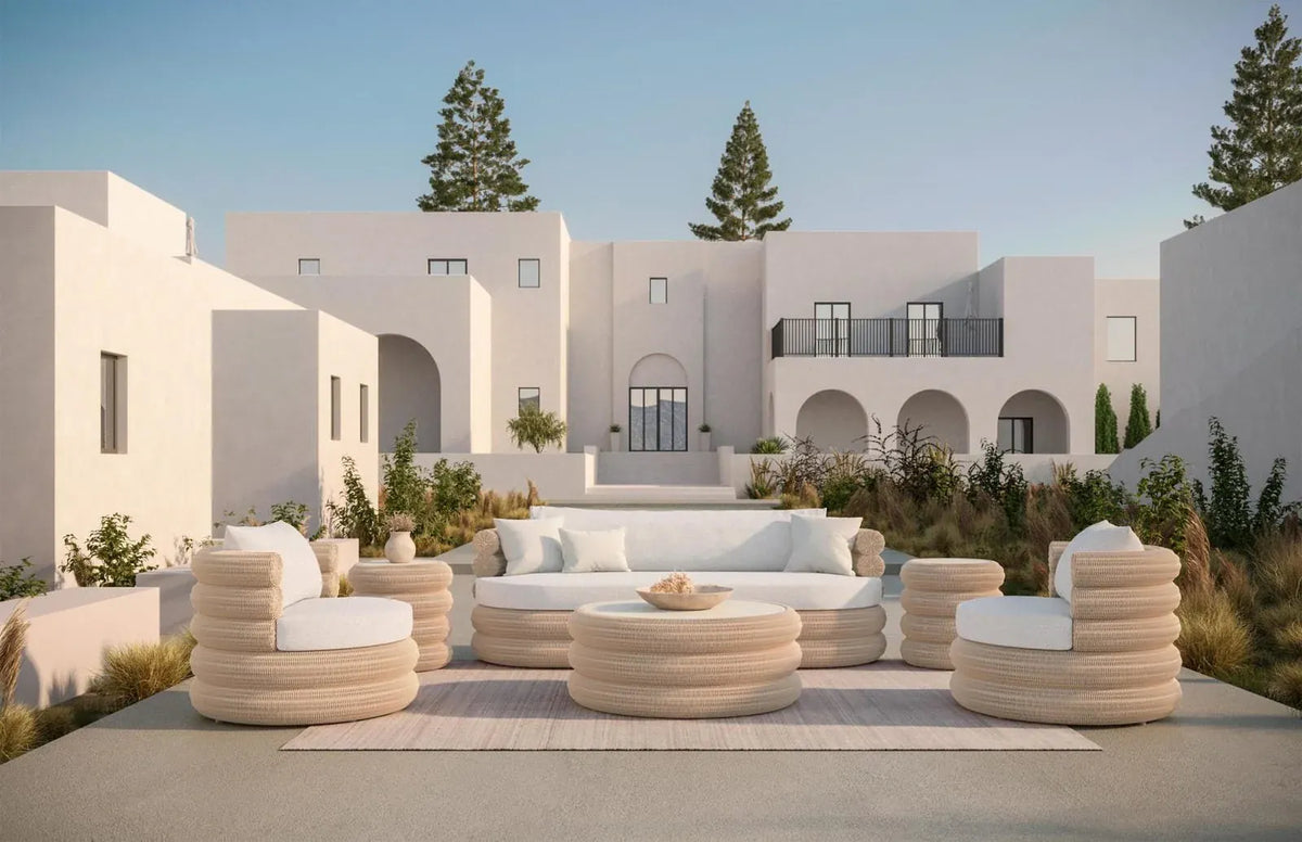 Azzurro Living Texoma Swivel Club Chair Club Chair TEX-W05S1S-CU