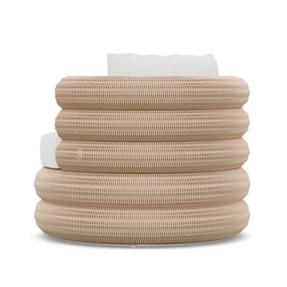 Azzurro Living Texoma Swivel Club Chair Club Chair TEX-W05S1S-CU