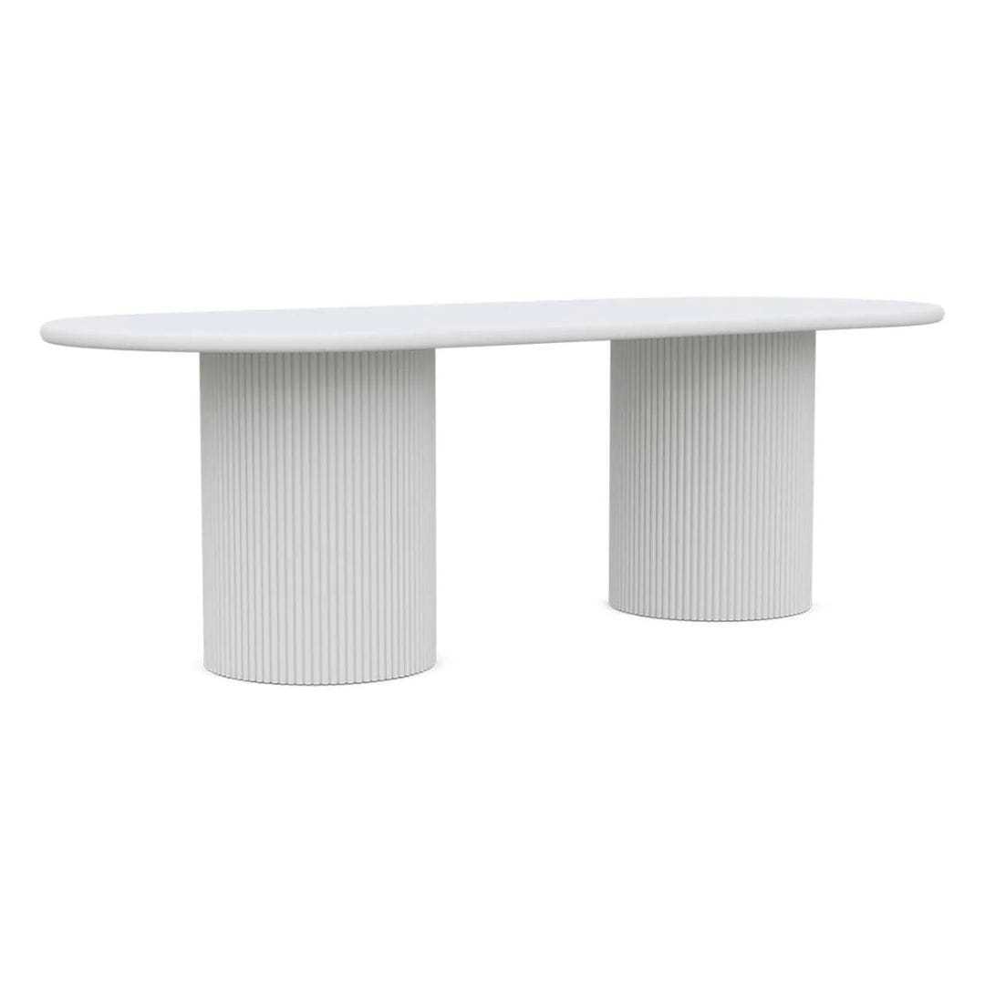 Azzurro Living White Palma 96 inch Dining Table Dining Tables PMA-A17DTO96-K