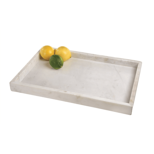 BidK Home Large Marble Tray Decorative Trays 790571