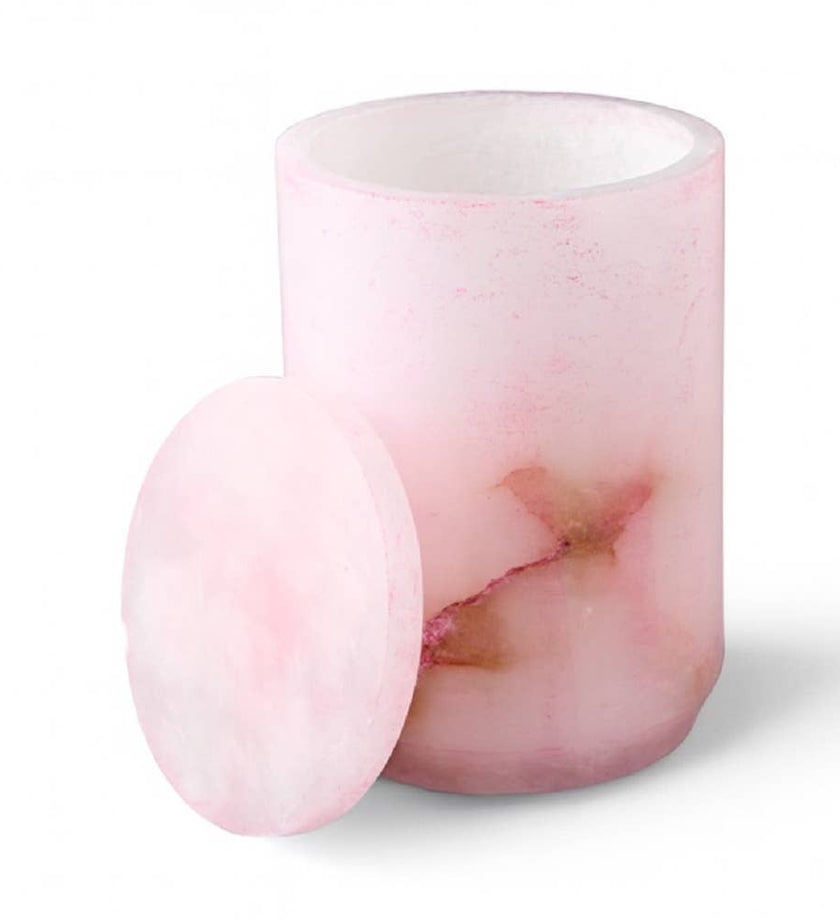 Pink Alabaster Canister - secondary