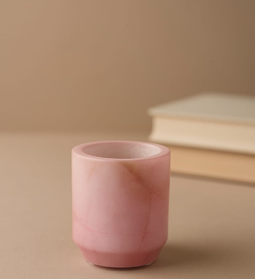 Pink Alabaster Votive - secondary