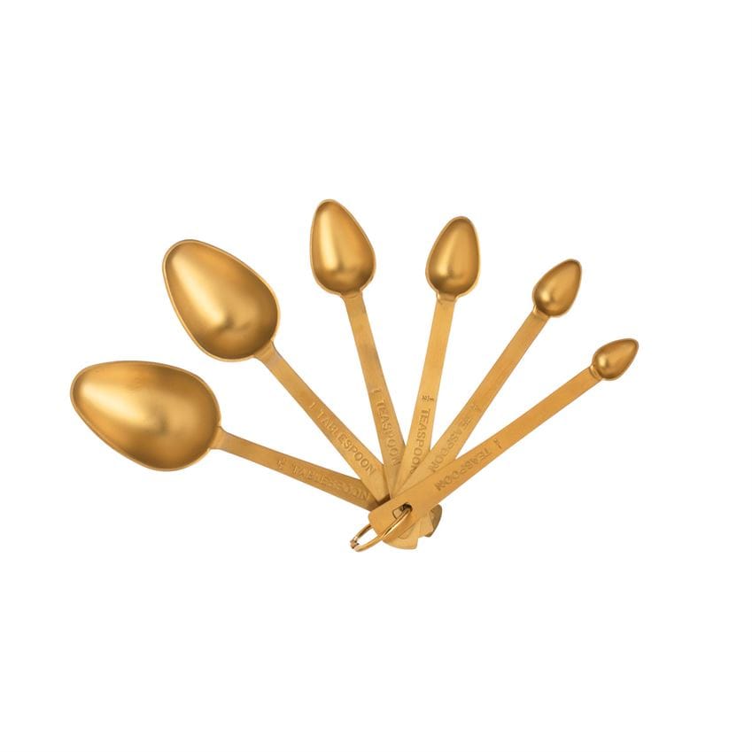 Bloomingville Measuring Spoons with Gold Finish AH1305