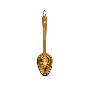 Bloomingville Measuring Spoons with Gold Finish AH1305