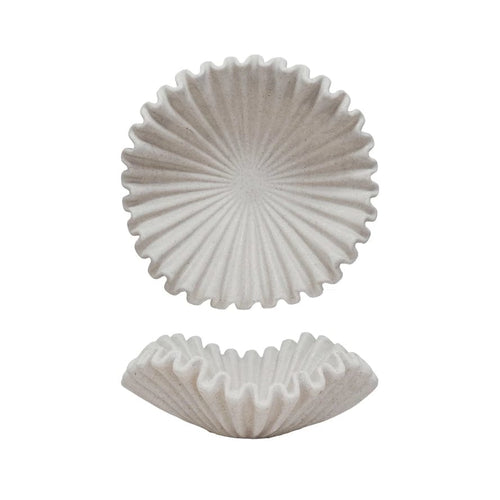 Bloomingville Resin Ruffled Bowl Bowls AH3518