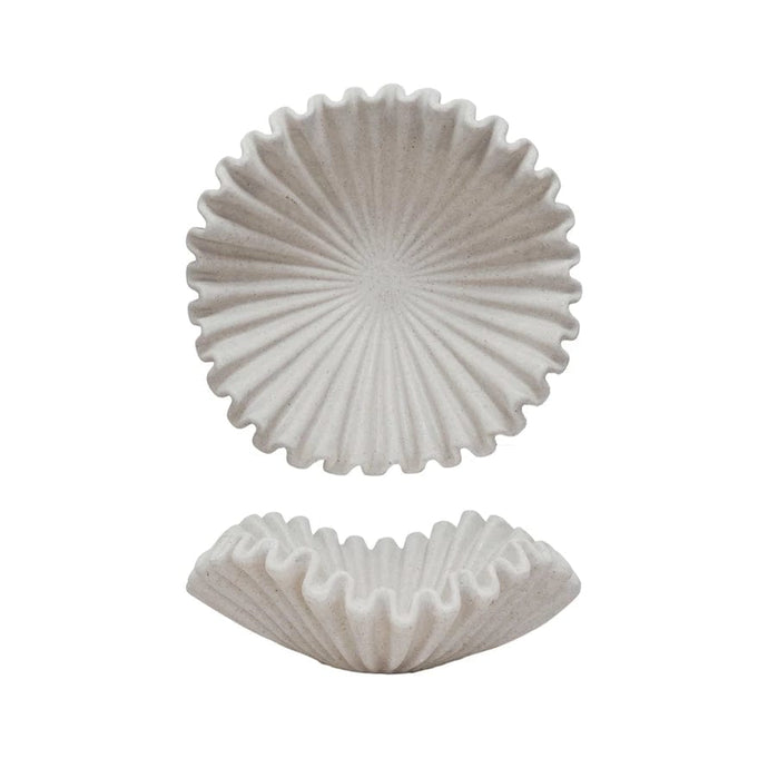 Bloomingville Resin Ruffled Bowl Bowls AH3518