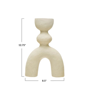 Bloomingville Sand Finish Arch Stoneware Vase Vase ah2846