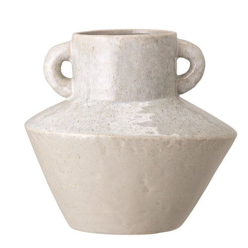 Bloomingville Stoneware Vase w/ Handles, Reactive Glaze Vases AH1206