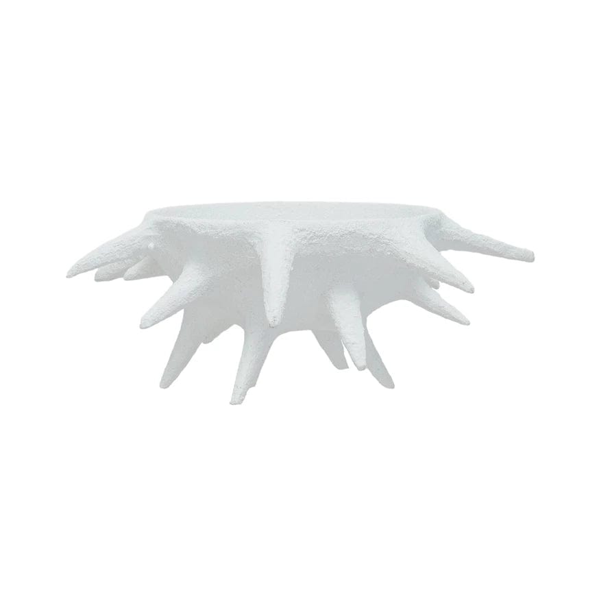 Bloomingville White Spike Bowl Sculptures AH3517