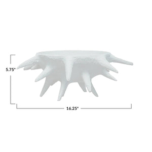 Bloomingville White Spike Bowl Sculptures AH3517