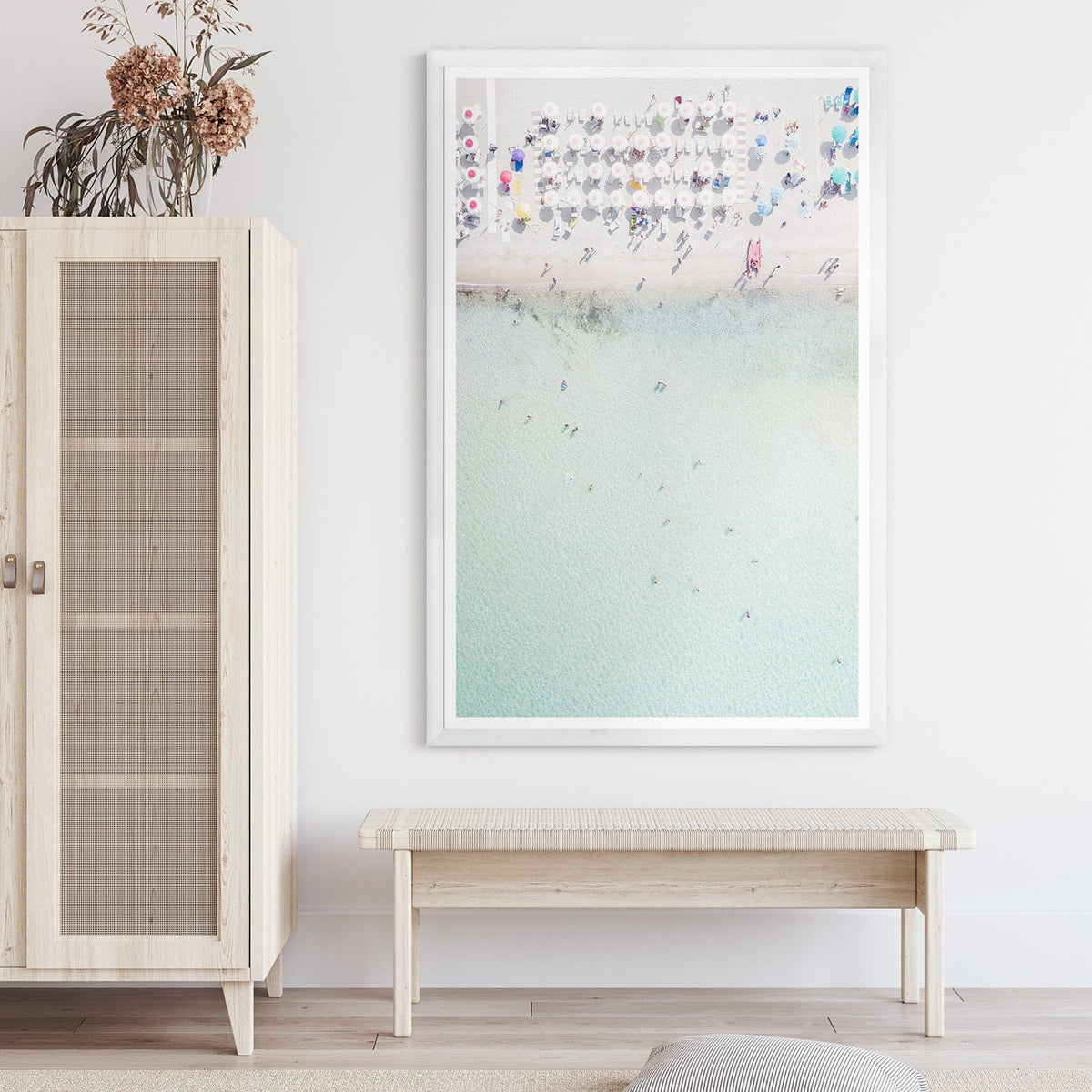 Celadon Art Pastel Beach View Artwork 18065