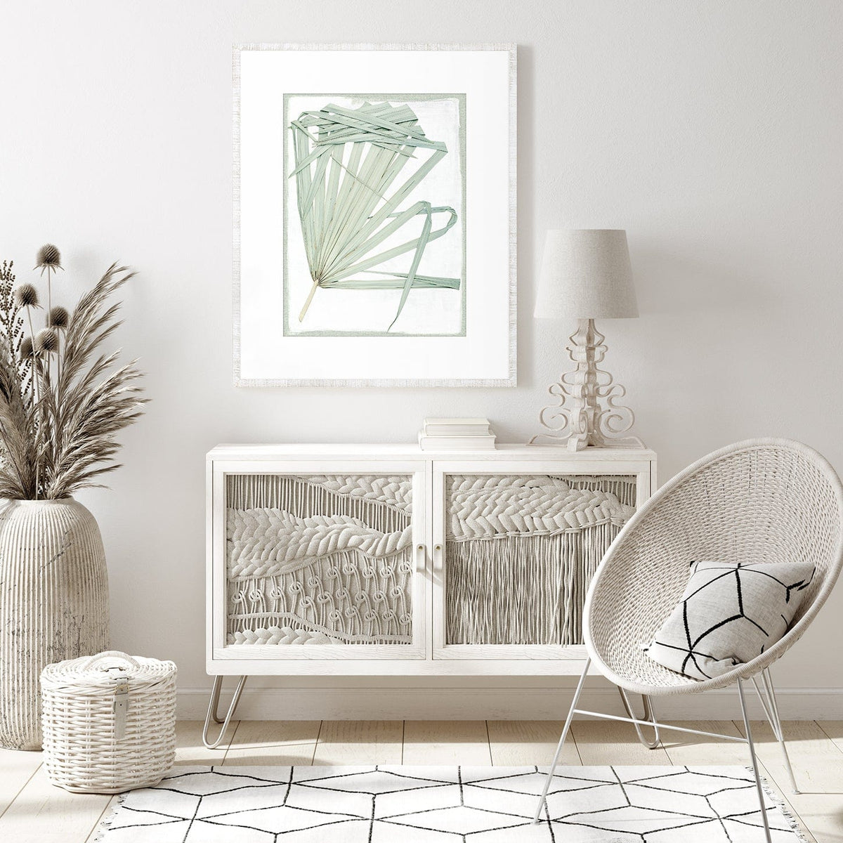 Celadon Art Pressed Palm 1 - Biscay Artwork 20120