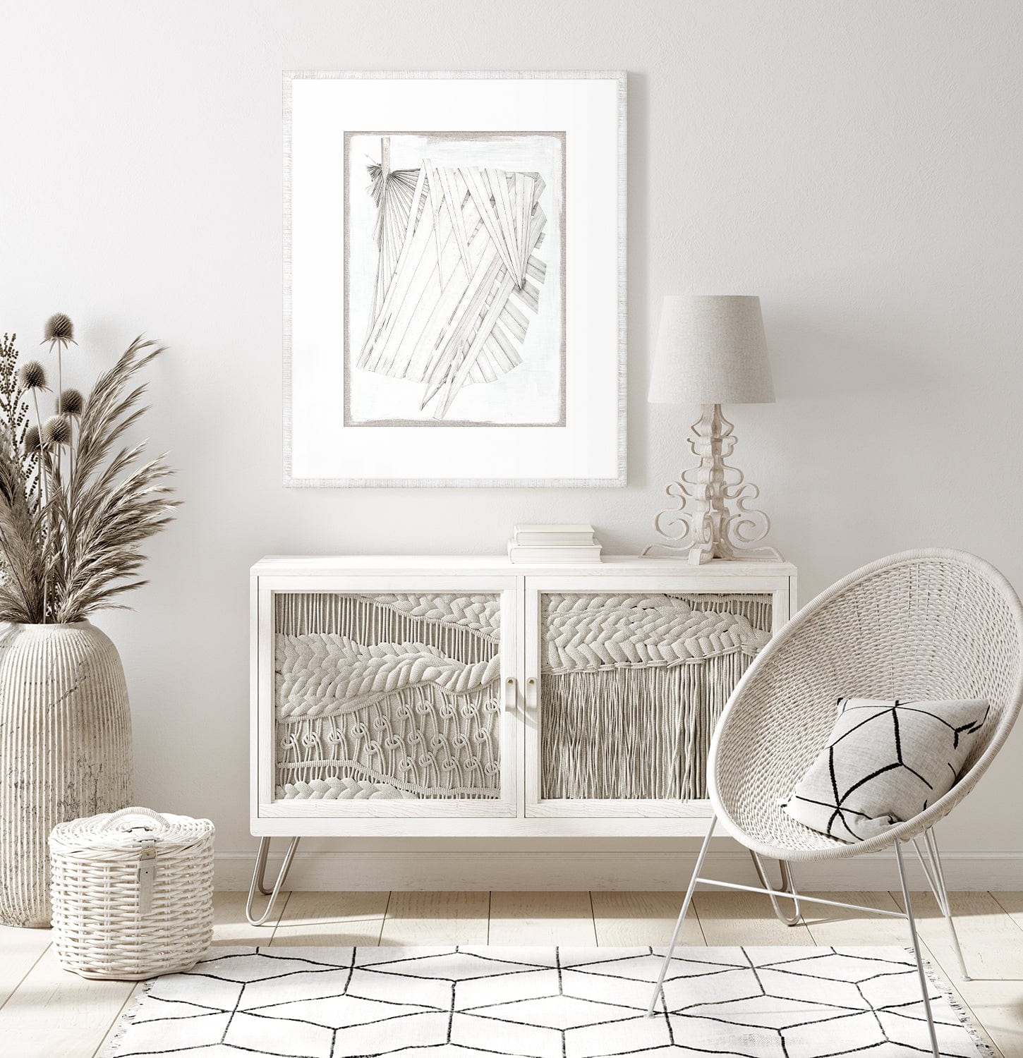 Celadon Art Pressed Palm