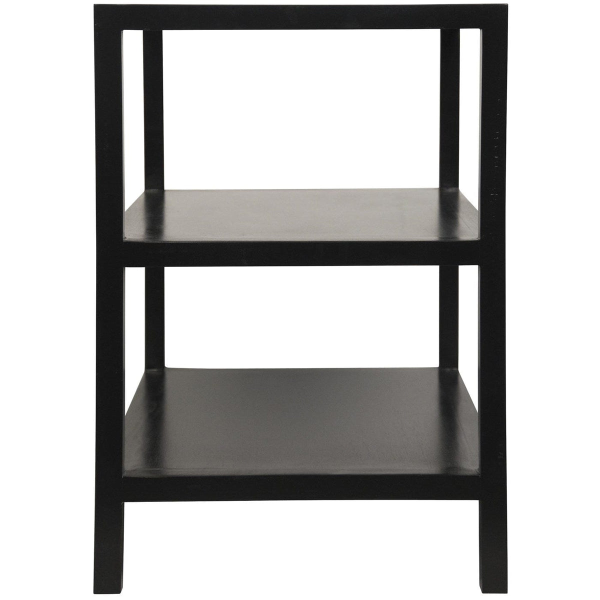 CFC/Noir Black 2-Shelf Side Table Accent Tables GTAB235HB