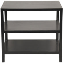 CFC/Noir Black 2-Shelf Side Table Accent Tables GTAB235HB