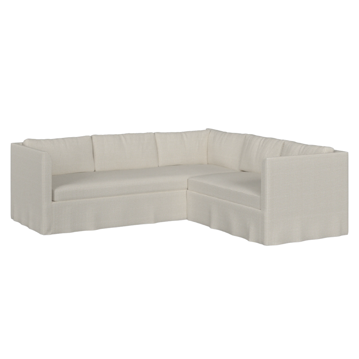 Coley Home The Bradley Return Loveseat Sectional - Slipcover Only Slipcovers