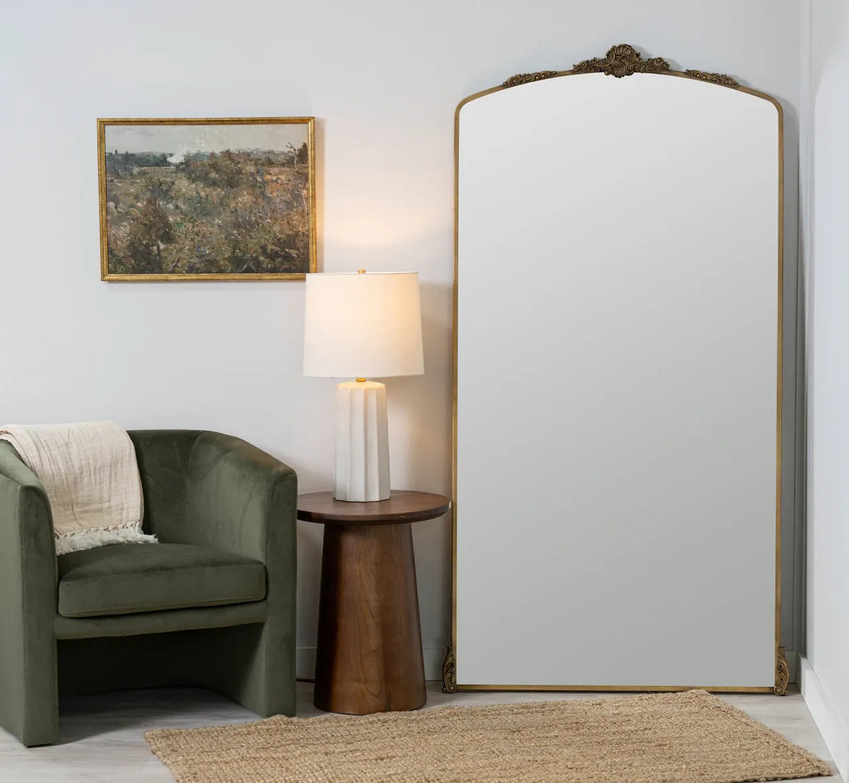 Cooper Classics Adeline Floor Ornate Floor Mirrors 42083