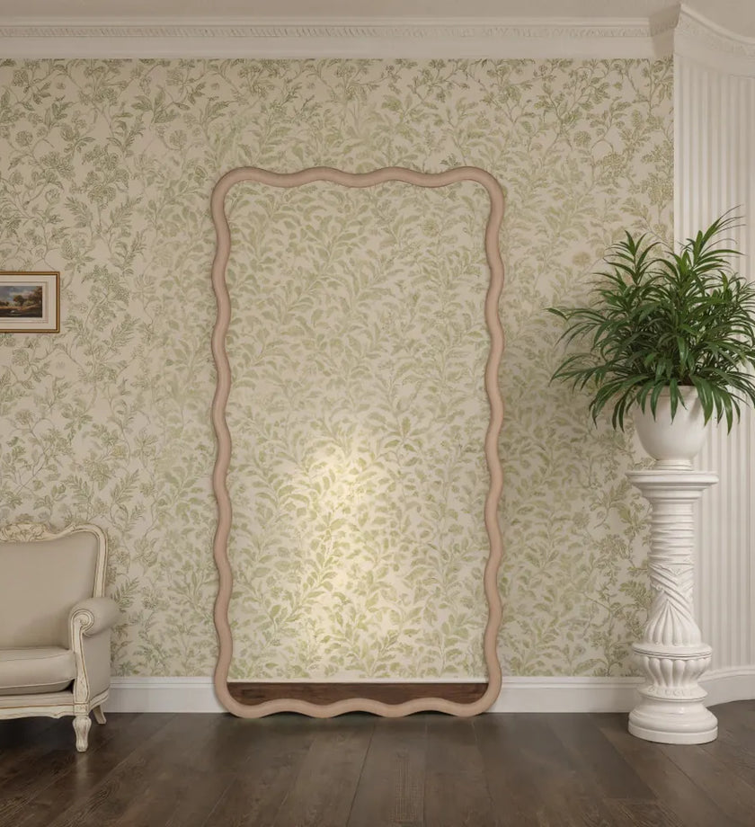 Candace Natural Floor Mirror - secondary