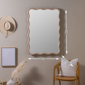 Cooper Classics Candace Wavy Wall Mirror Wall Mirrors 42239