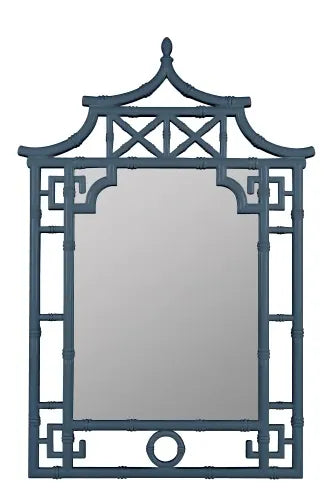 Cooper Classics Denim Shing Wall Mirror Wall Mirrors 42463