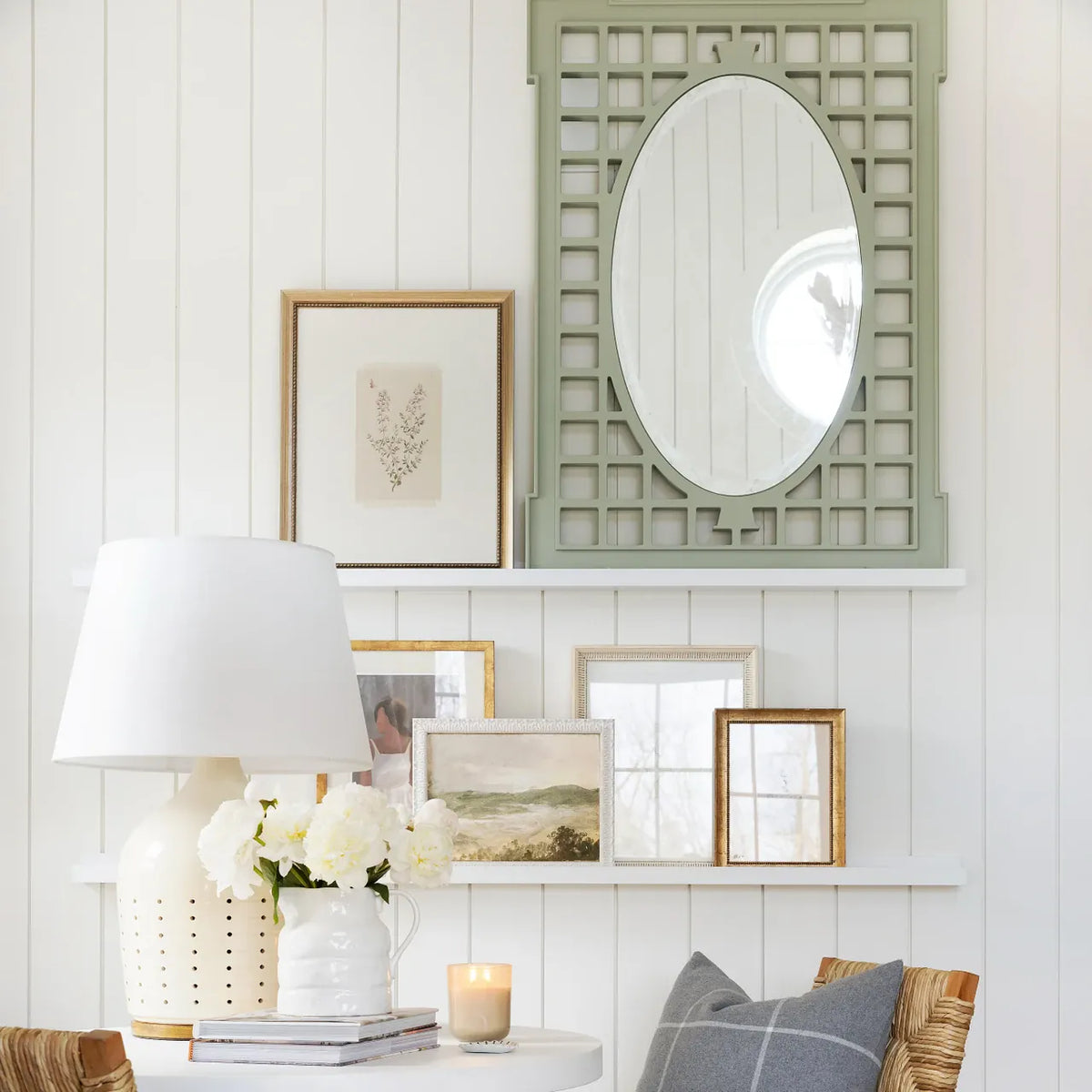 Cooper Classics Garden Mirror in Sage Wall Mirrors 42377
