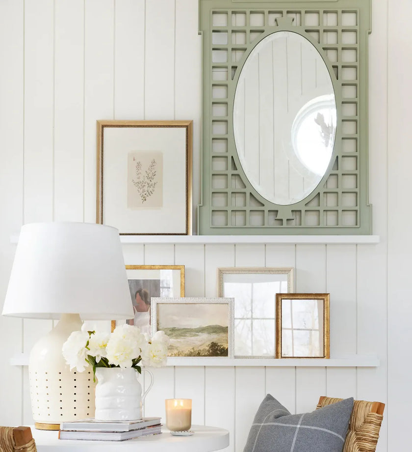 Garden Mirror in Sage - secondary