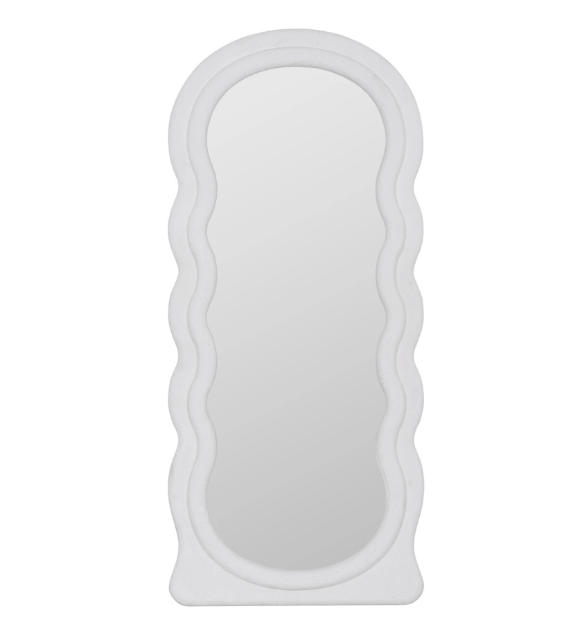 Lana White Floor Mirror