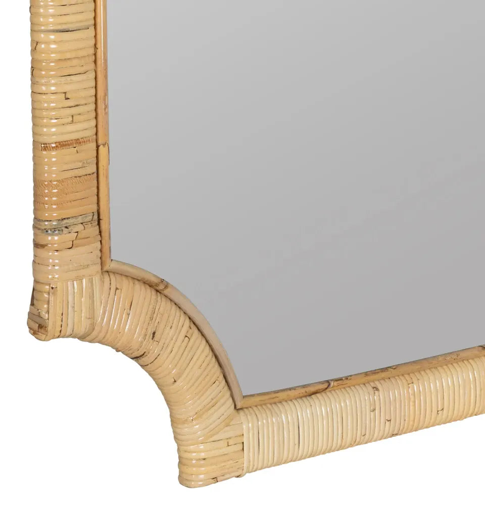 Cooper Classics Lina Rattan Wall Mirror Wall Mirrors 42030