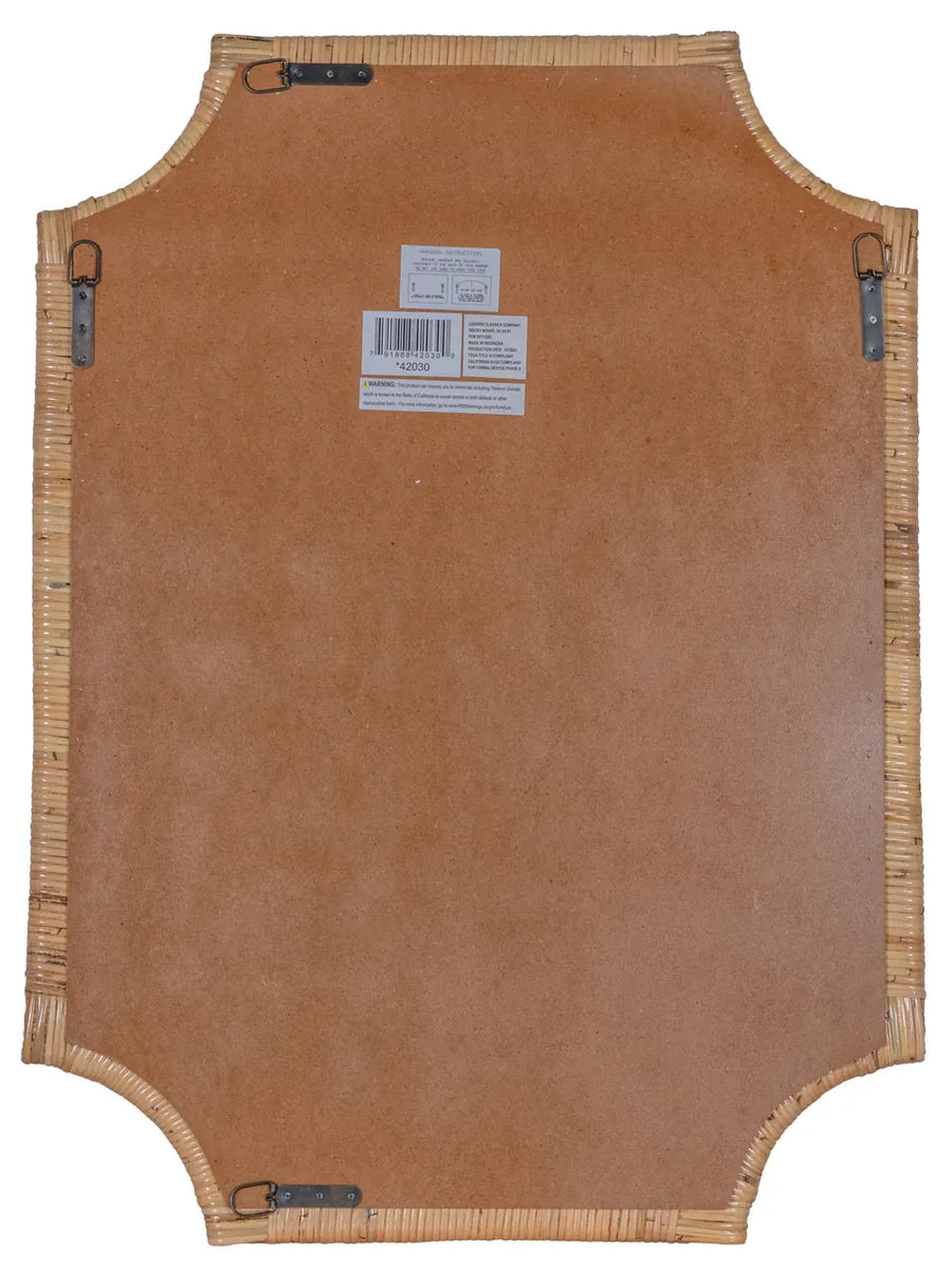 Cooper Classics Lina Rattan Wall Mirror Wall Mirrors 42030