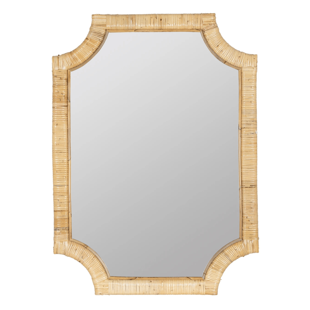 Cooper Classics Lina Rattan Wall Mirror Wall Mirrors 42030