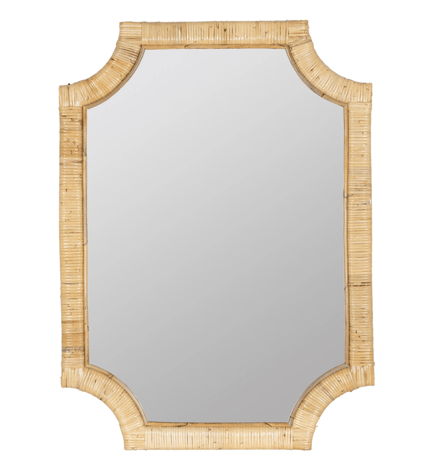 Lina Rattan Wall Mirror